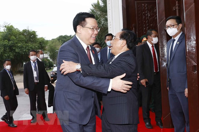 Quốc hội luôn ủng hộ và thúc đẩy hợp tác giữa hai chính phủ Việt-Lào